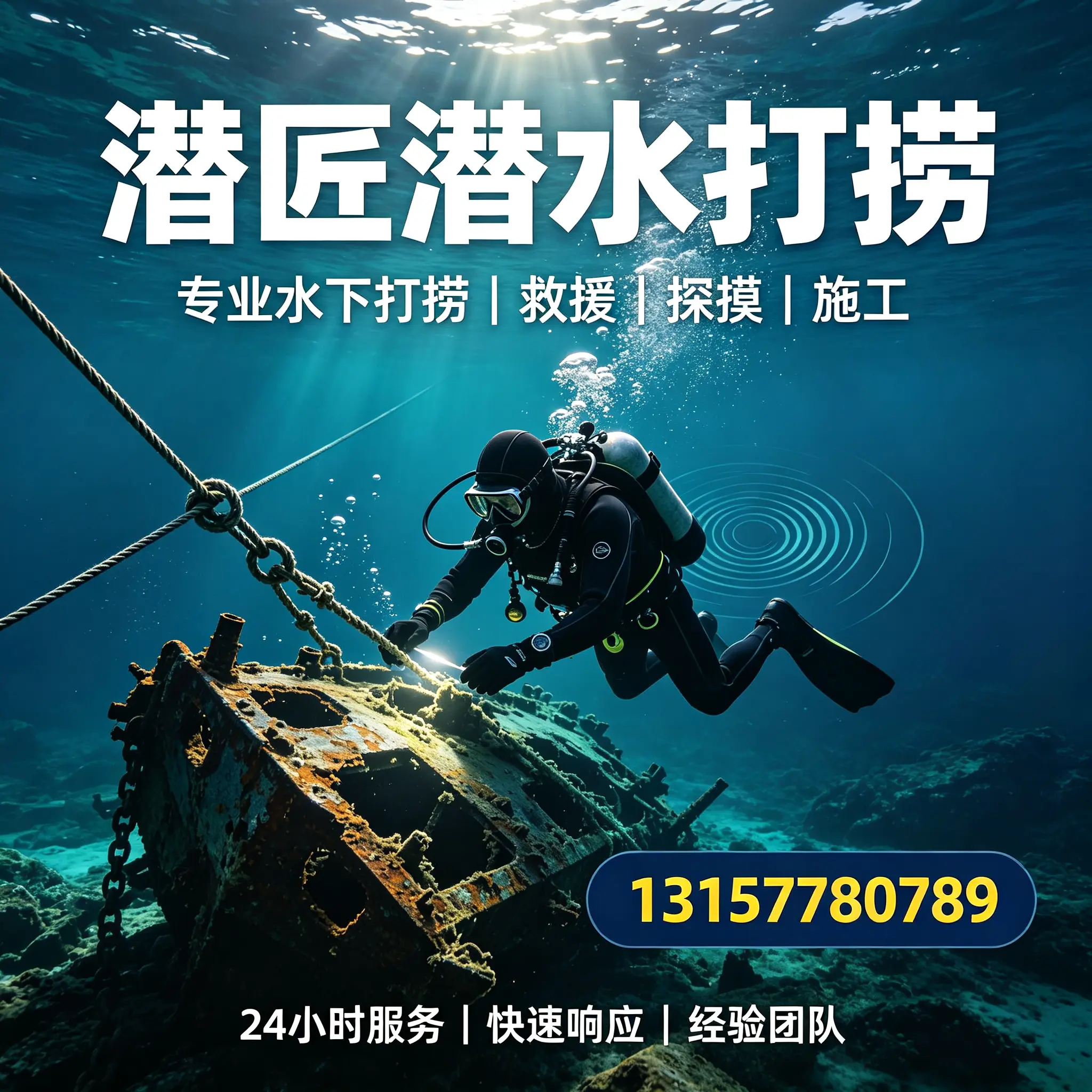 王益水下打捞作业服务产品